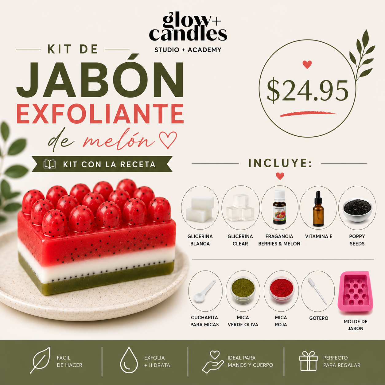 KIT JABON EXFOLIANTE DE MELON