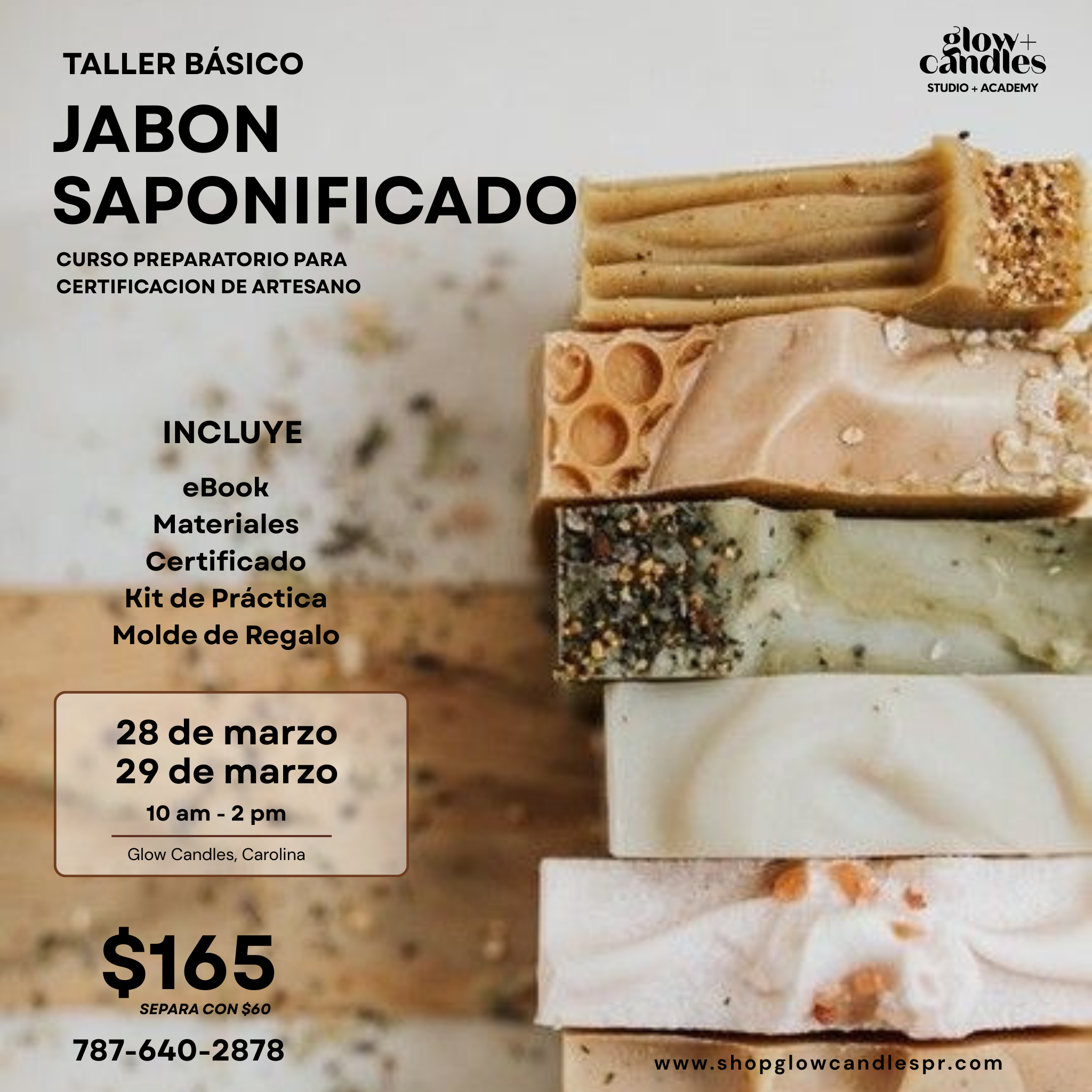 Taller Grupal Jabon Saponificado ($165)
